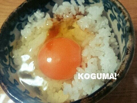 いつもと違う風味でおいしい♪たまごごはん